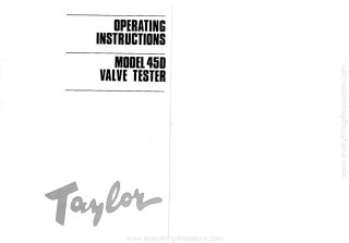 Taylor_Windsor-45D.Valve Tester preview